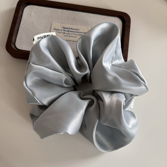 Wholesale Color Texture Fabric Satin Large Hair Band Large Hair Accessories Hair Rope