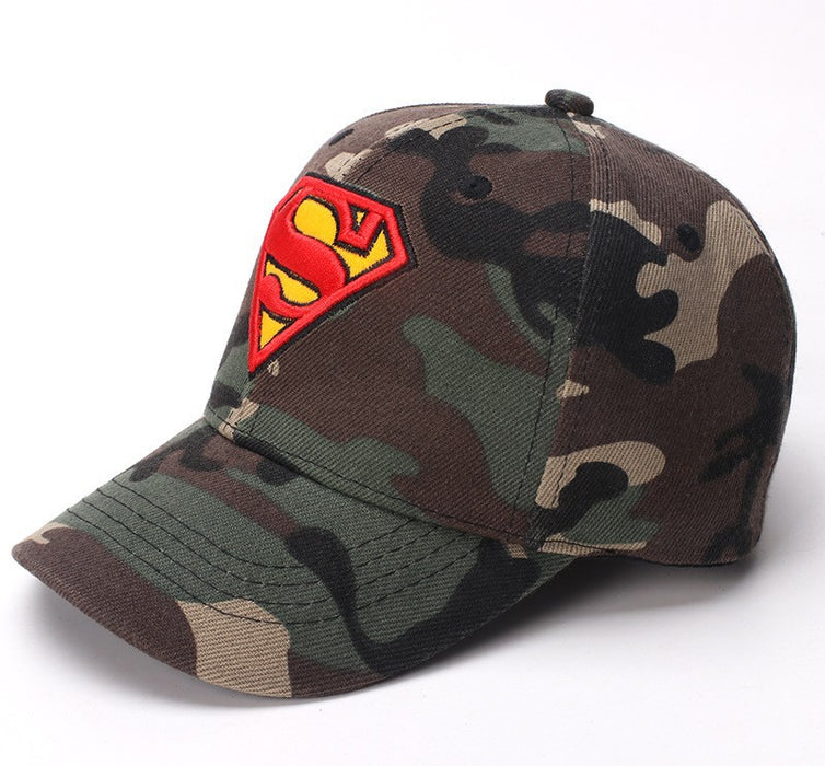 Wholesale Camouflage Boys Baseball Cap Wide Brim Adjustable Summer Sun Hat