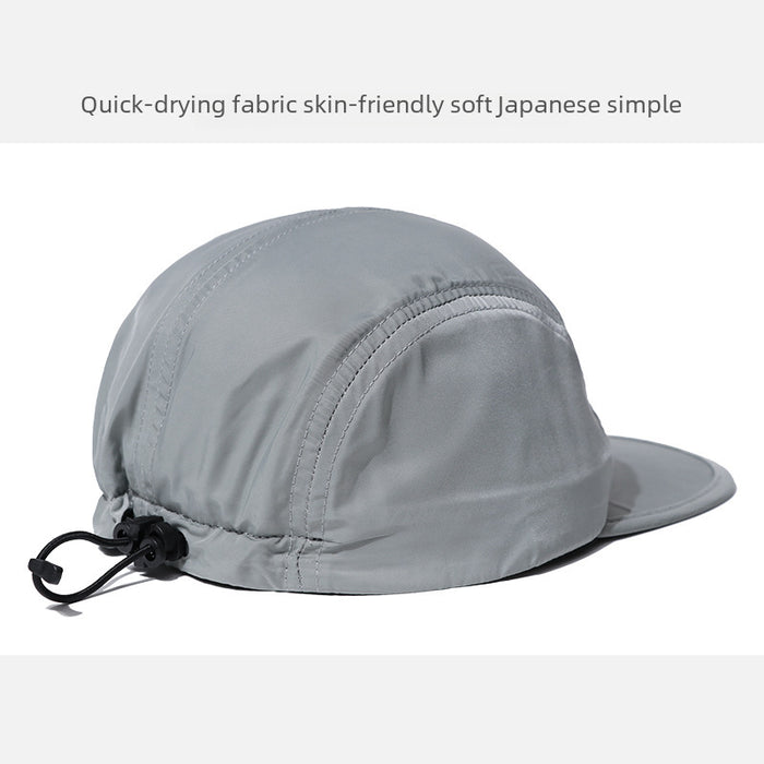 Wholesale Camping hat, outdoor sports drawstring duckbill hat, sun protection sun hat