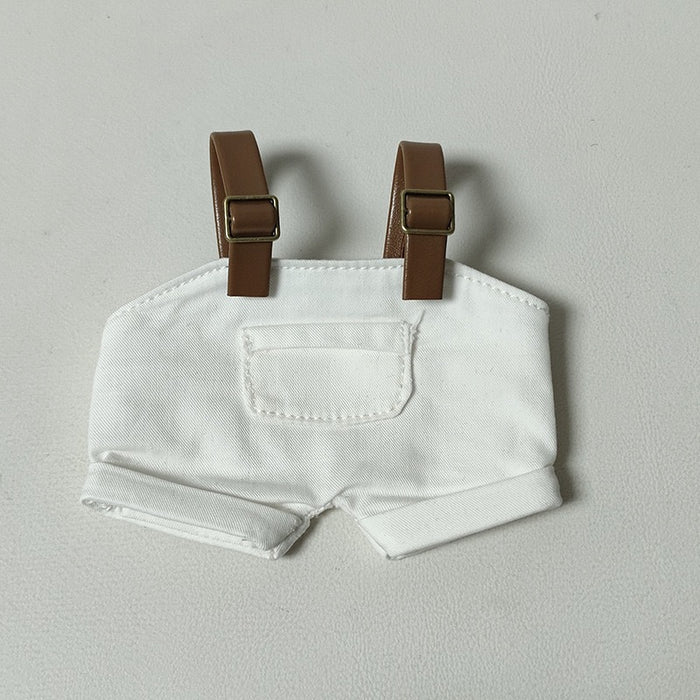 Wholesale cloth multicolor suspenders striped short sleeve sweater suit clothes