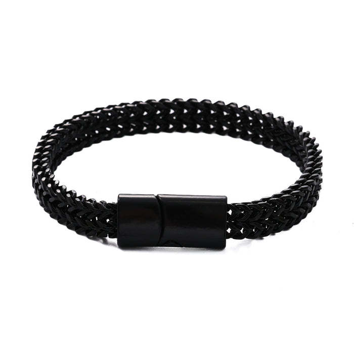 Wholesale hip-hop Stainless Steel fish scale punk Men's Bracelets