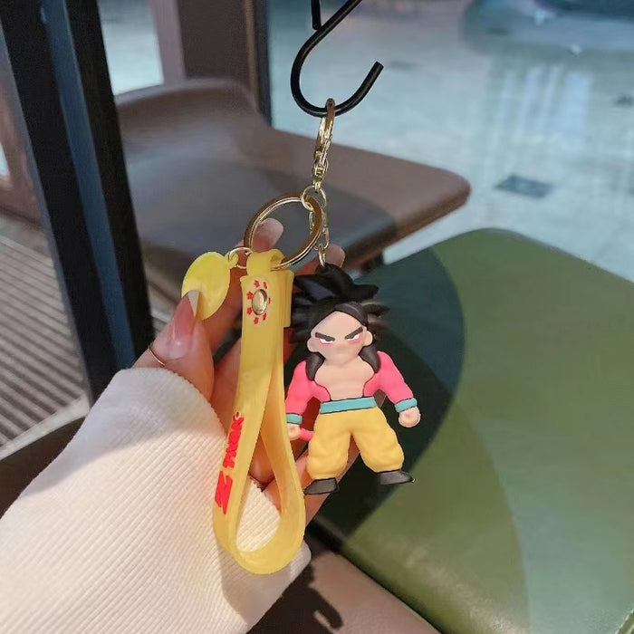 Wholesale Cartoon Doll Silicone Keychain JDC-KC-HongSheng004