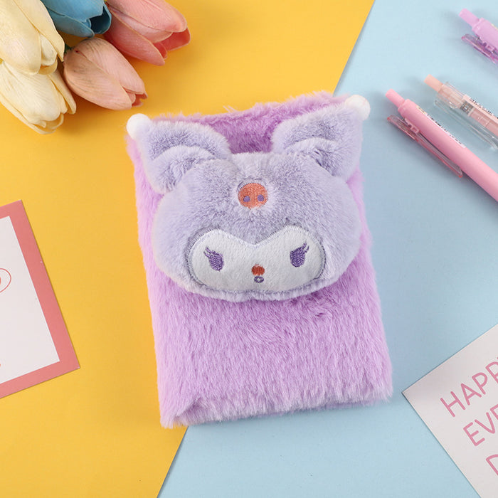 Wholesale Cartoon Doll Plush Notebook,  Cute and Good-Looking Student Notepad,  Plush Handmade Notebook