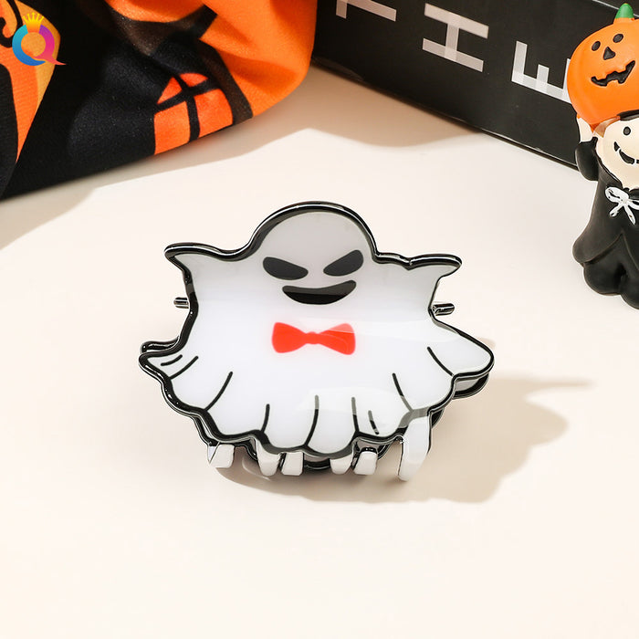 Wholesale Halloween Ghost Expression Pvc Hairpin JDC-HC-Yiyue002