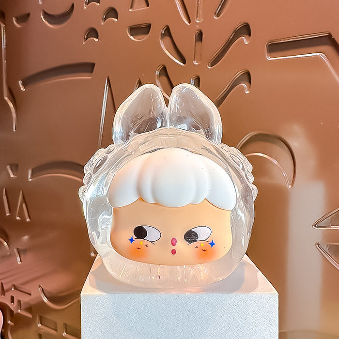 Wholesale rabbit liquid burst luminous ornaments cute healing girls gift