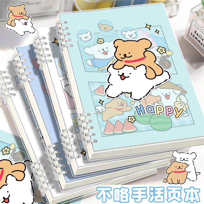 Wholesale Cute Style A5 Loose Leaf Notebook 60 Sheets PP Cover MOQ≥2