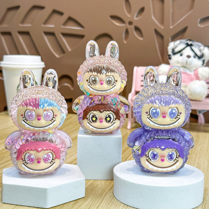 Wholesale Liquid Sand Large Turtle Rabbit Luminous Ornament Blind Bag Stall Items