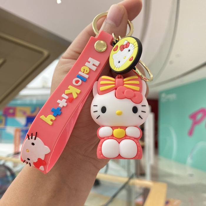 Wholesale cute keychain Cartoon Doll pendant car keychain