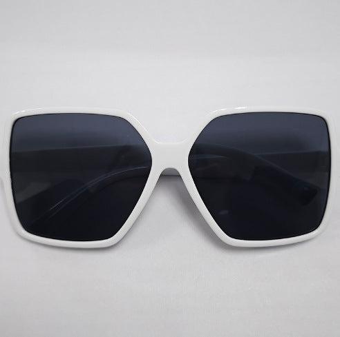 Wholesale Trendy Large Frame Sunglasses for Men, Box Vintage Toad Glasses, Street Photography Versatile Trendy Sunglasses