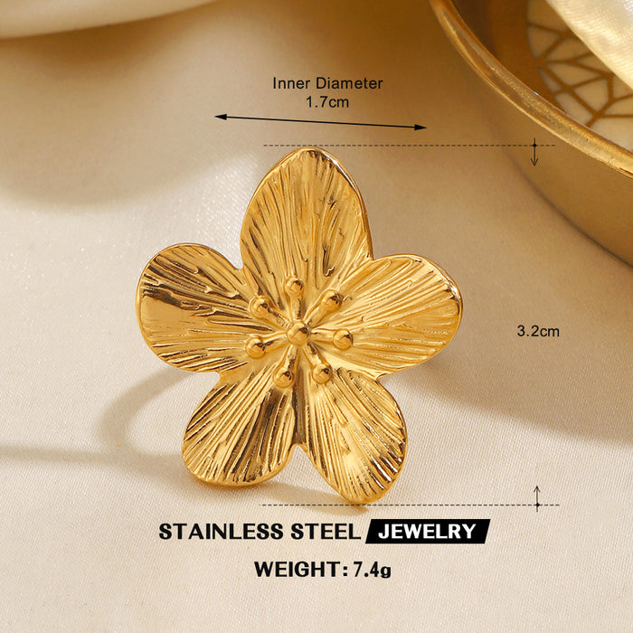 Wholesale Women's Stainless Steel Round Bow Rings Adjustable rings