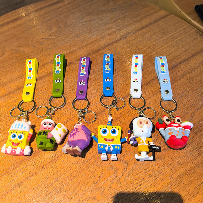 Wholesale Rubber Keychain Car Key Accessory Boutique Resale Gift