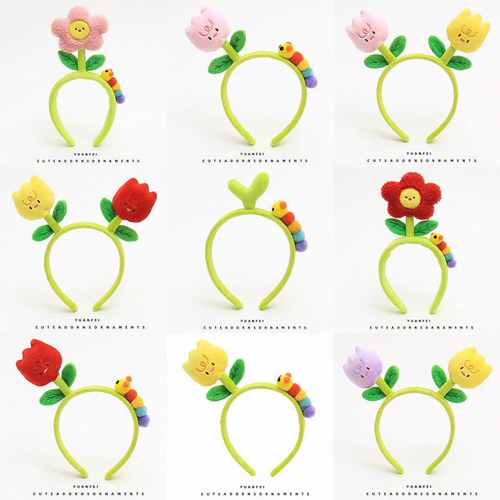 Wholesale New flower shaped headband cartoon headband for travel, photo shoot, hair clip, cute headband
