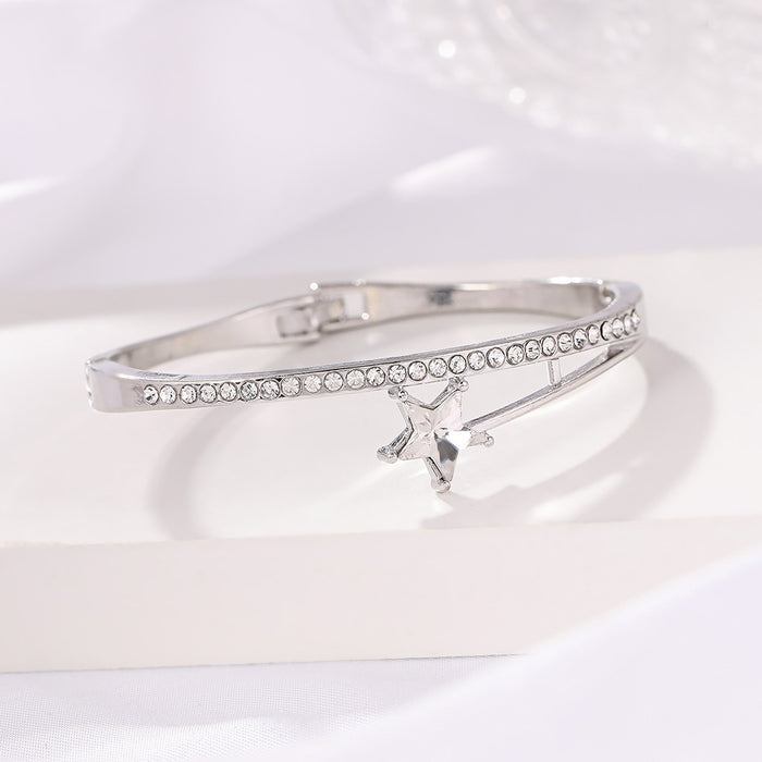 Wholesale Five-pointed Star Bracelet Diamond Bracelet