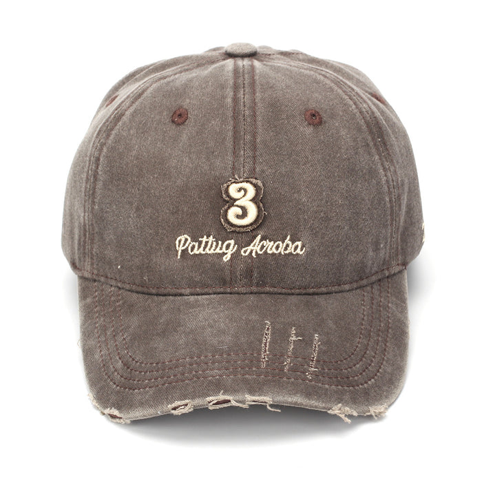 Wholesale Trendy Embroidered Baseball Cap with Sun Protection for Outdoor Use