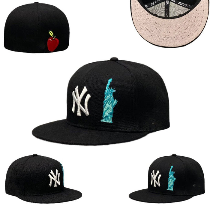 Wholesale Size Hats Baseball Caps Sun Hats Flat Brim Hats Couple Hats MLB Hats JDC-FH-HF001