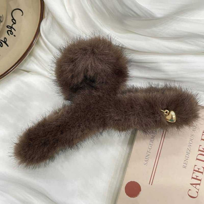 Wholesale Plush Love Grab Hair Clips