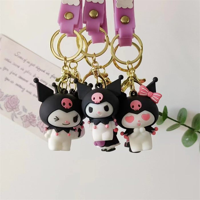 Wholesale Cartoon Silicone Doll Keychain JDC-KC-HaoXi011