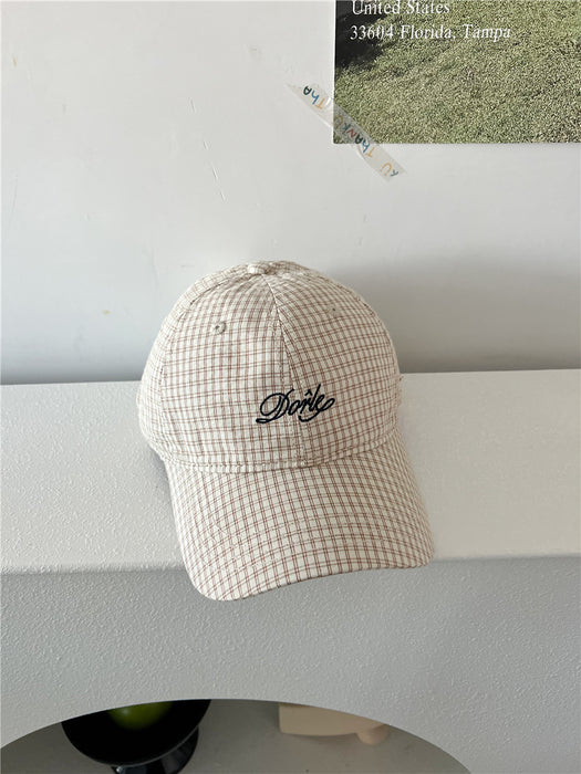 Wholesale Letter Embroider Soft Top Baseball Cap for Women Spring and Summer Trend