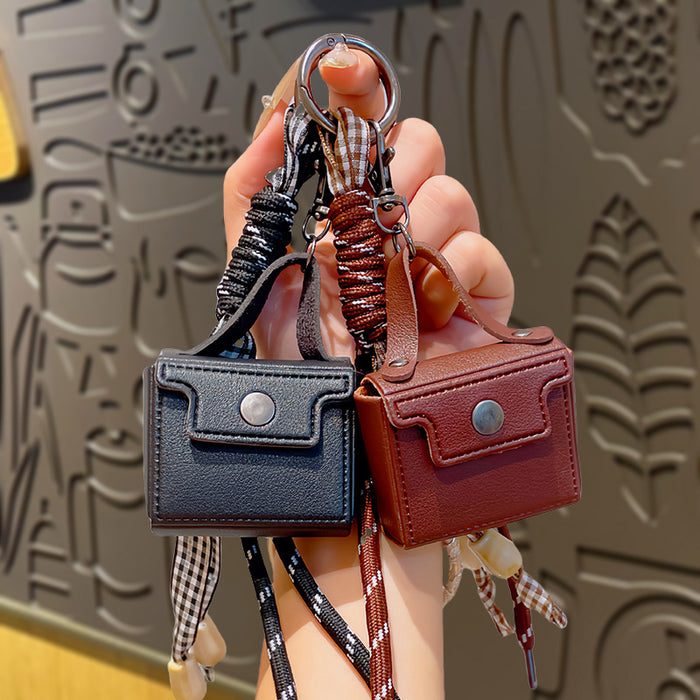 Wholesale Cute leather bag pendant small gift hanging keychain ornaments