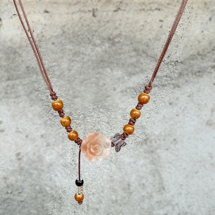 Wholesale Long sweater chain women's pendant retro butterfly necklace