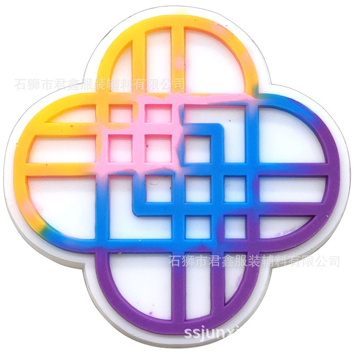 Wholesale 50pcs KPop Charms Shoe Buckles PVC Patches