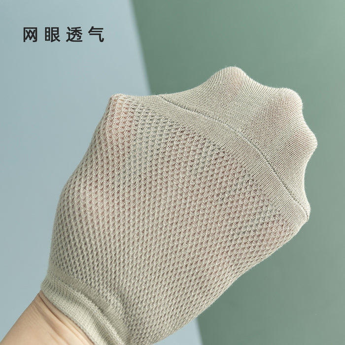 Wholesale Ship Socks Thin Short Socks Anti slip Shallow Mouth Invisible Socks Breathable Pure Cotton Mesh Socks