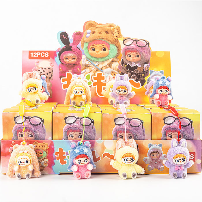 Wholesale Crown flocking ornaments doll children' s toy blind box