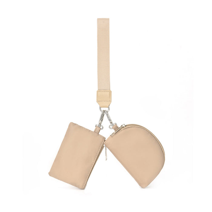 Wholesale Same style wrist bag, portable Lulu card bag, bank card mini change storage bag