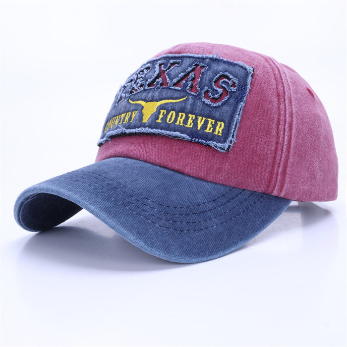 Wholesale Alphabet baseball cap, fashionable retro casual sun hat, autumn spring summer men's duckbill cap