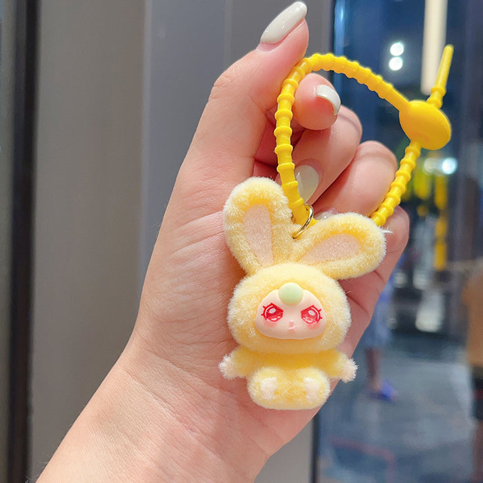 Wholesale Cartoon Flocked  Bear Pendant Cute Bag Desktop Decoration