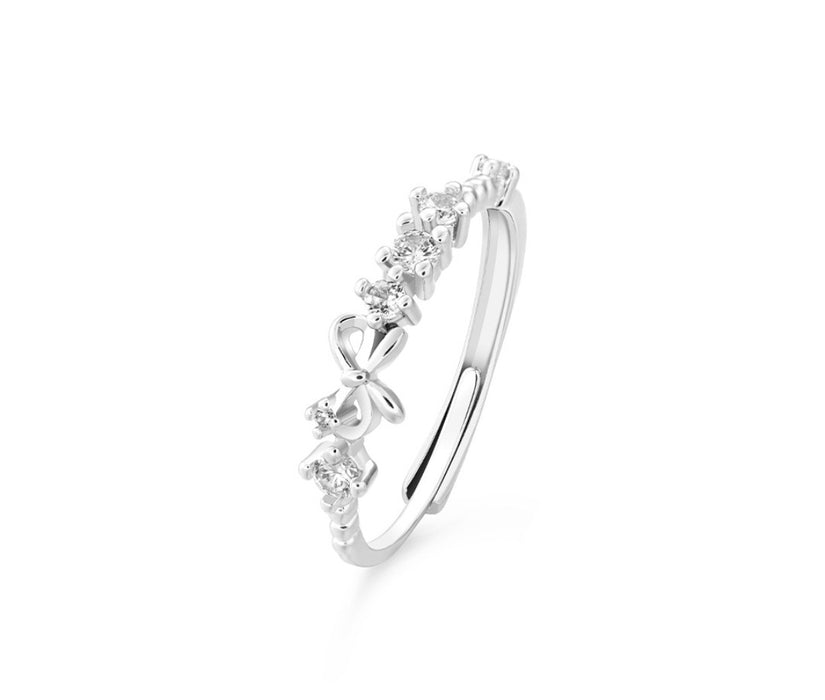 Wholesale Ring Women's Butterfly Pair Ring Adjustable rings