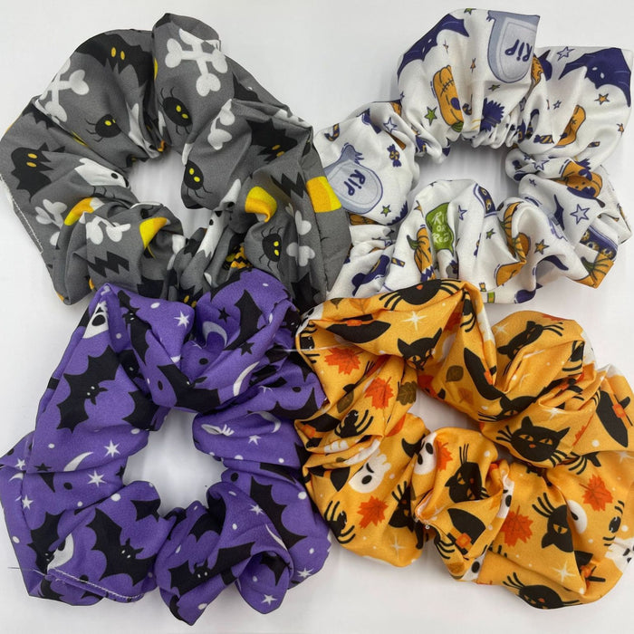 Wholesale Halloween Polyester Pumpkin Printed Hairband JDC-HS-Shil003