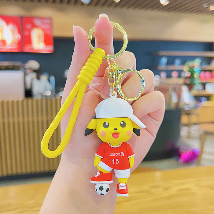 Wholesale Cartoon Silicone Doll Keychain JDC-KC-MingT033