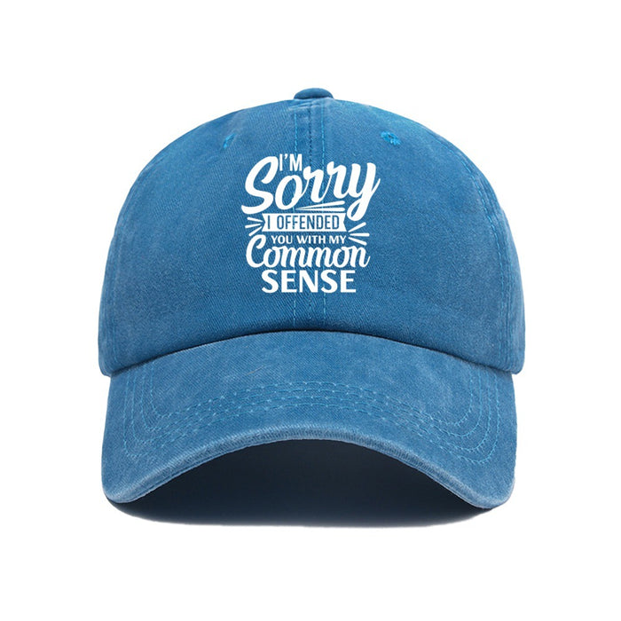 Wholesale New letter baseball cap with personalized curved roof and dome sunshade hat