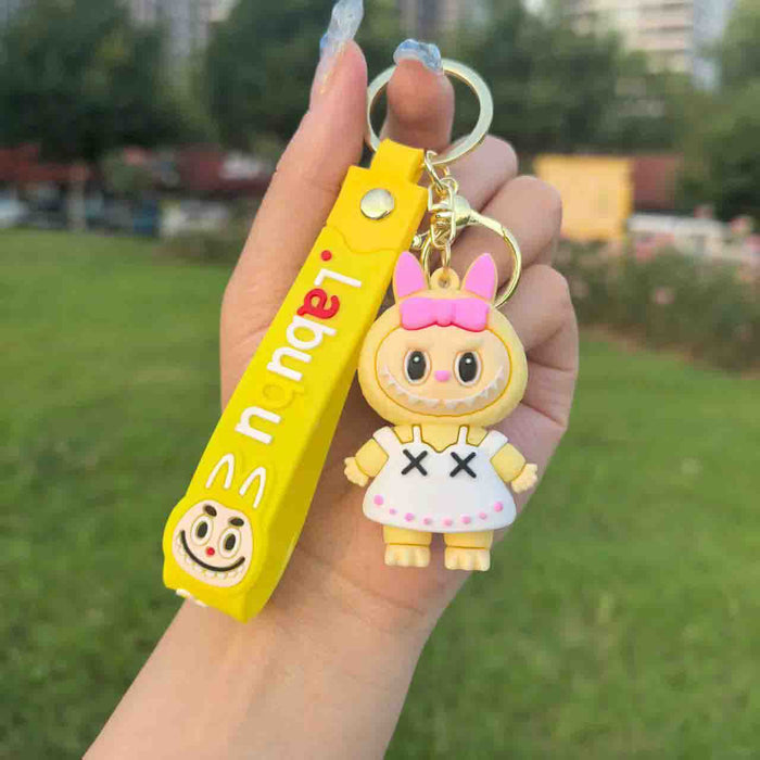 Wholesale Cartoon cute dress-up keychain funny doll bag pendant small gift