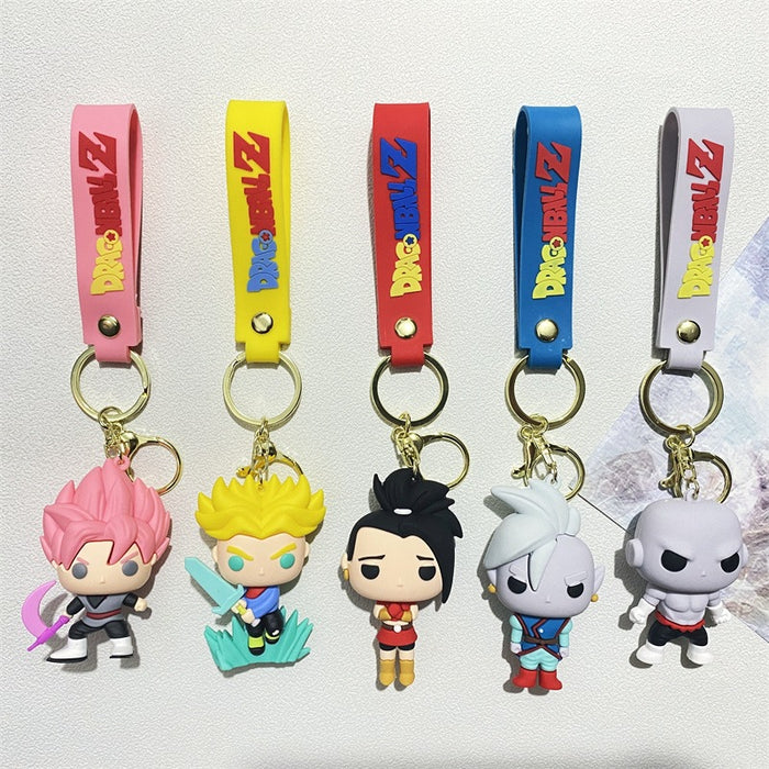 Wholesale Cartoon New  Silicone Doll  Keychain Pendant Cartoon Characters