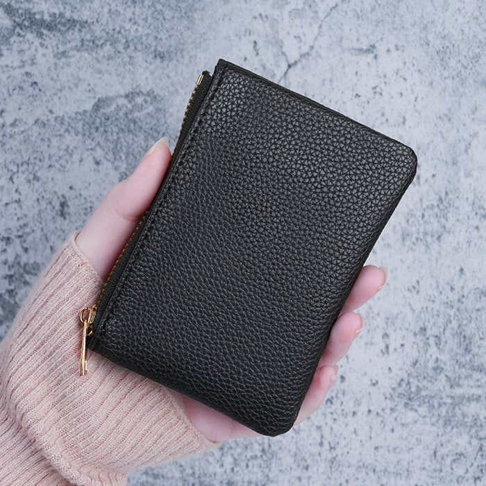 Wholesale Chic Solid Black Card Holder Wallet Boutique Gift