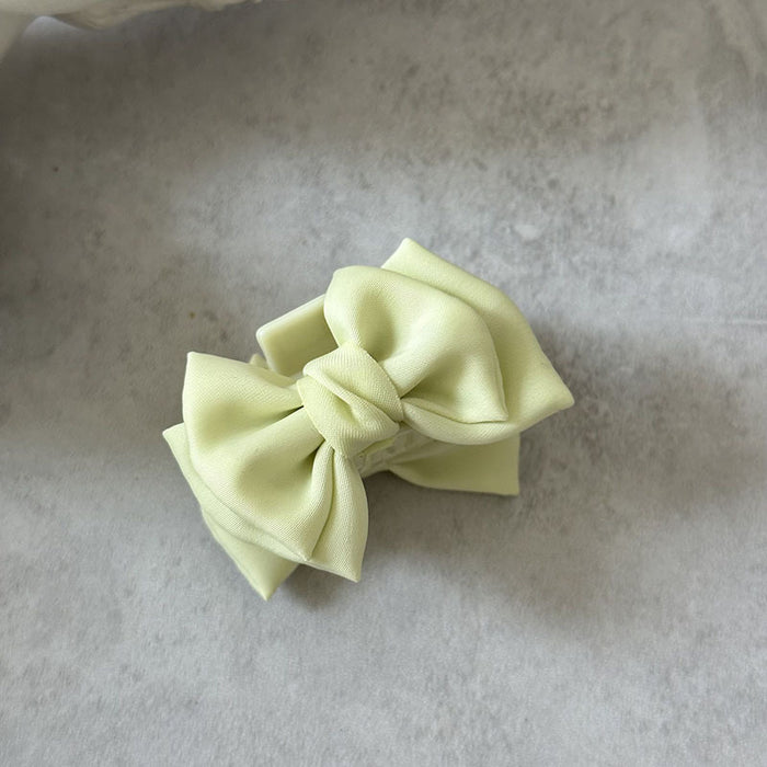 Wholesale Satin Bow Hair Accessories Grab Clip Head Shark Clip Hairpin Headwear