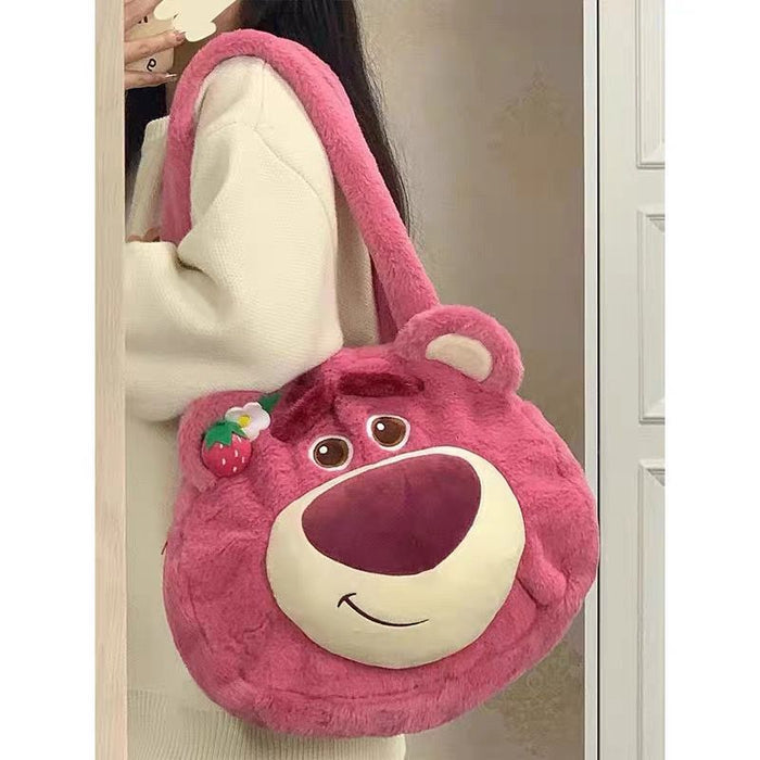 Wholesale Cartoon Cute Plush Large Capacity Handbag JDC-HB-Zeze003