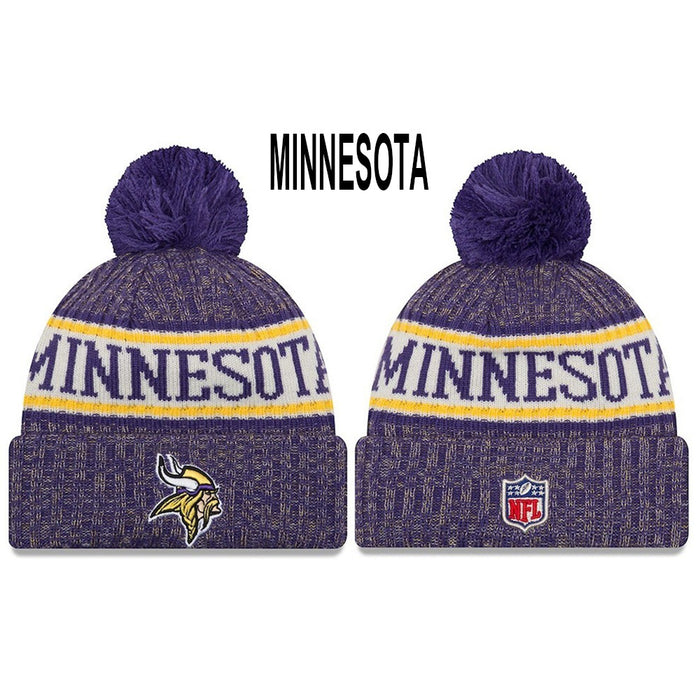 Wholesale Plush wool hat rugby team stretch knitted hat sports hat beanie