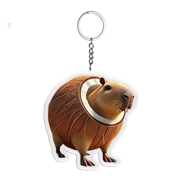 Wholesale Acrylic keychain Shanhaijing abstract backpack ornament