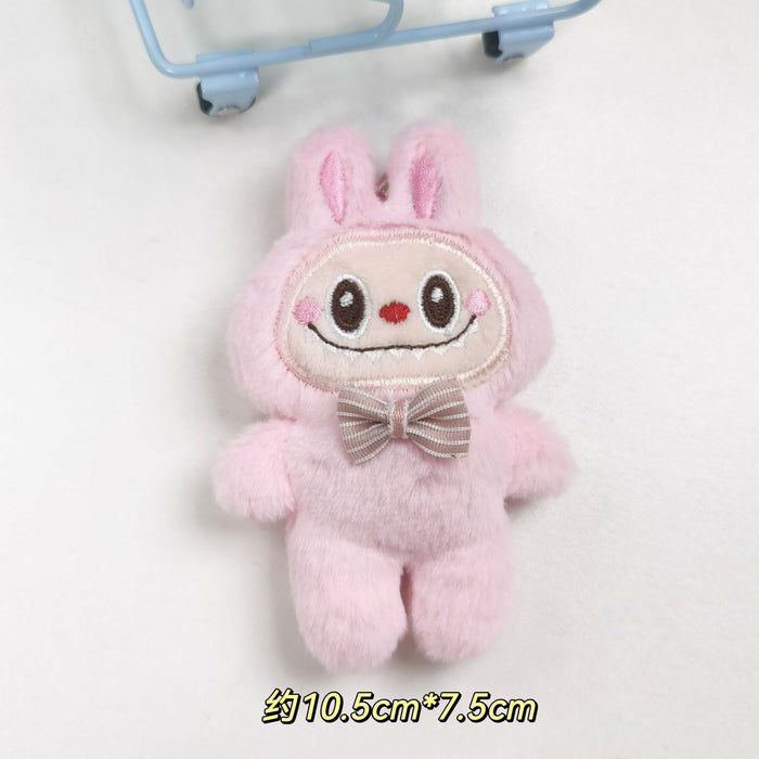 Wholesale Cute Cartoon Doll Squeaky Plush Pendant Keychain Bag Accessories Small Gift