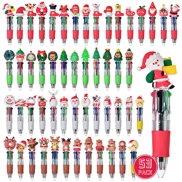 Wholesale Four-color ballpoint pen cute cartoon multi-color pen