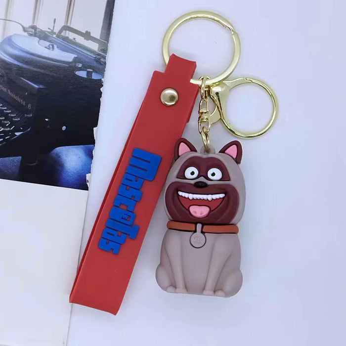 Wholesale Creative cartoon puppy keychain pendant bag car keychain accessories gift