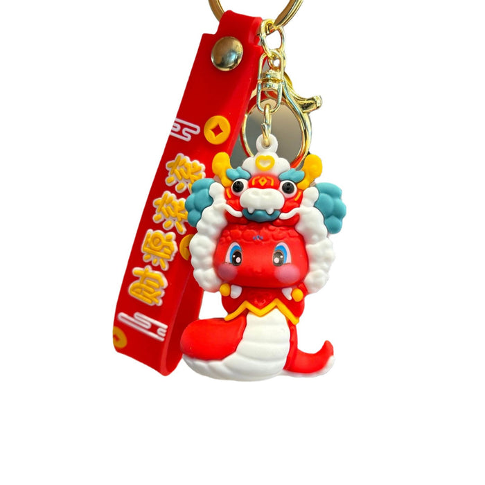 Wholesale  Cute Snake  Lucky  Doll Keychain Pendant