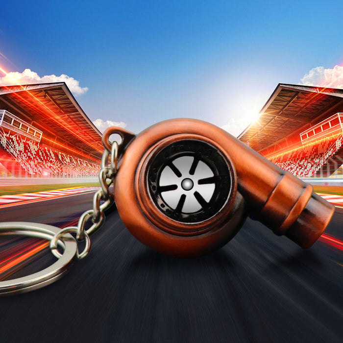 Wholesale Mini Metal Turbo Keychain