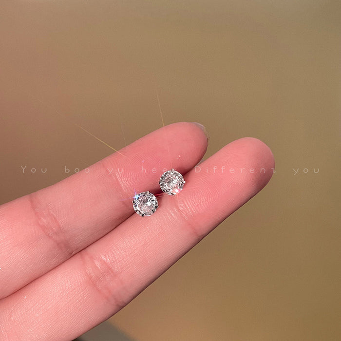 Wholesale Sterling silver needle small earrings for women, high-end, no-removal ear bone ear stick earrings