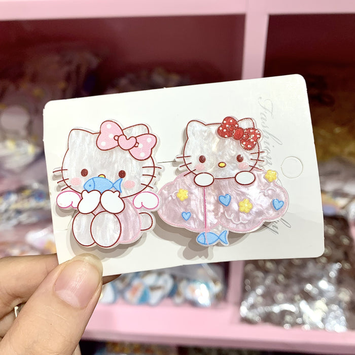 Wholesale Cute Cat Cartoon Bangs Side Hair Clips