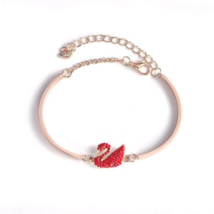 Wholesale Swan Bracelet Diamond Bracelet Bracelet Cross-border Micro-source Jewelry