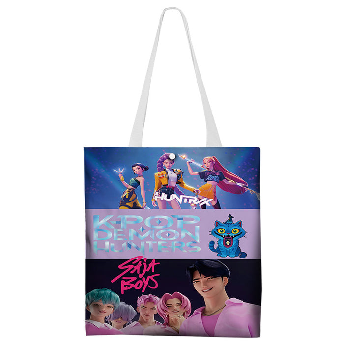 Wholesale KPOP Christmas Cartoon Merchandise Canvas Shoulder Bag